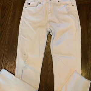 Women’s white boutique jeans